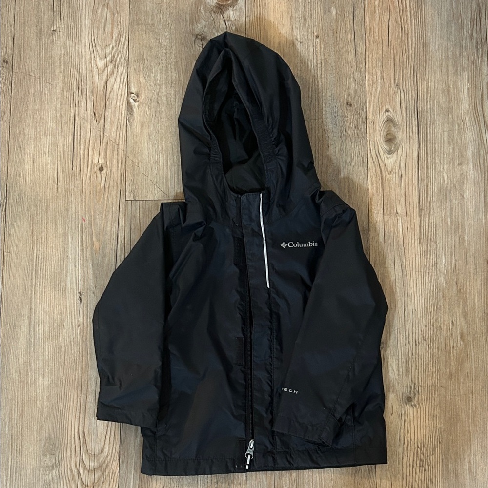 Columbia Kids Black Raincoat